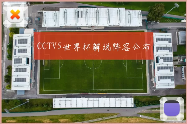 CCTV5世界杯解说阵容公布